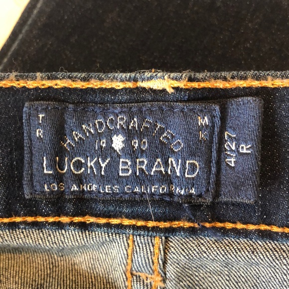 Lucky Brand Sweet N’ Low dark wash jeans size 4/27 - Picture 4 of 5